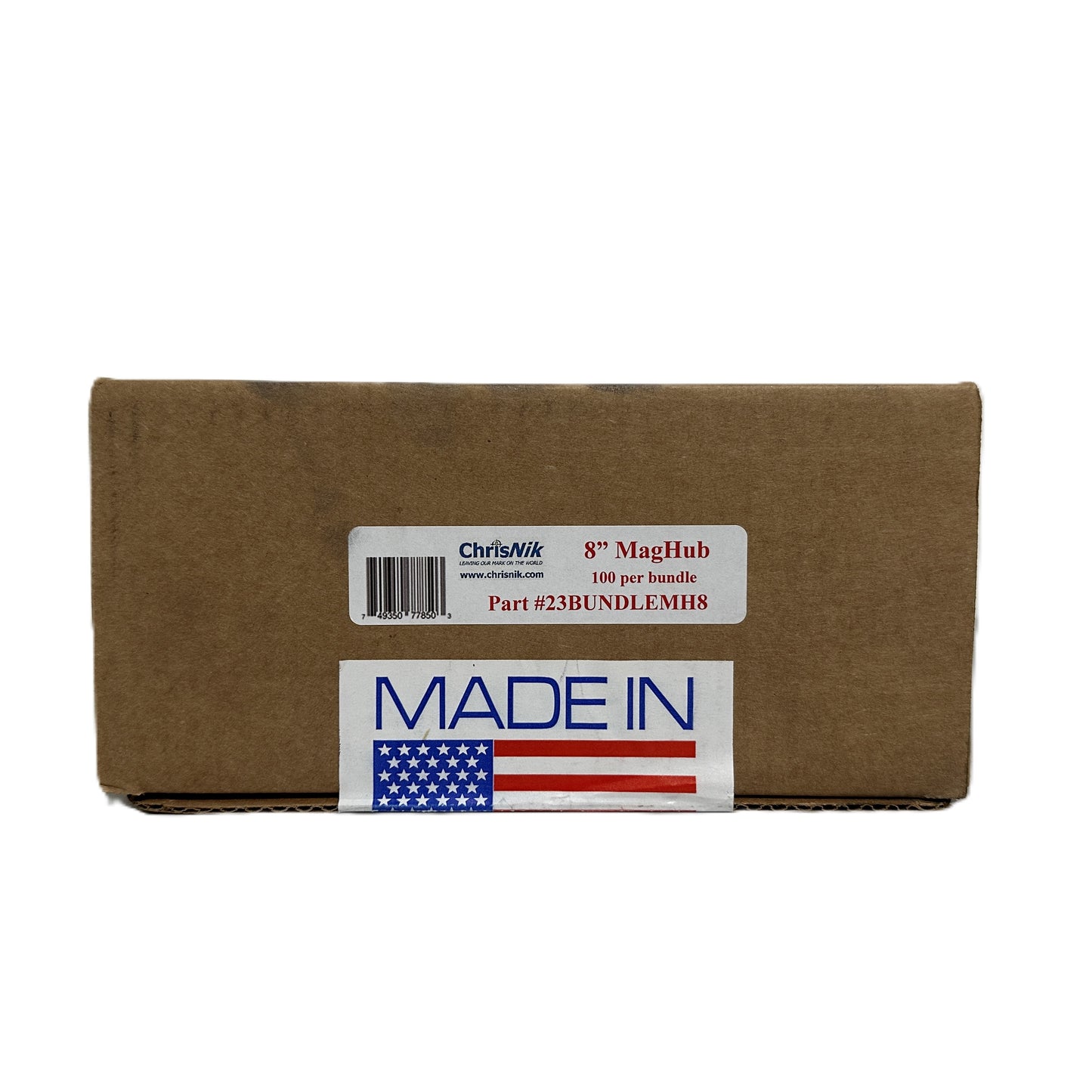 1/4 x 8" MAGHUB (boxes of 100)