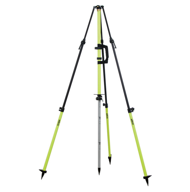 SECO GPS Precise Antenna Tripod, Collapsible, Graduated, Flo Yellow