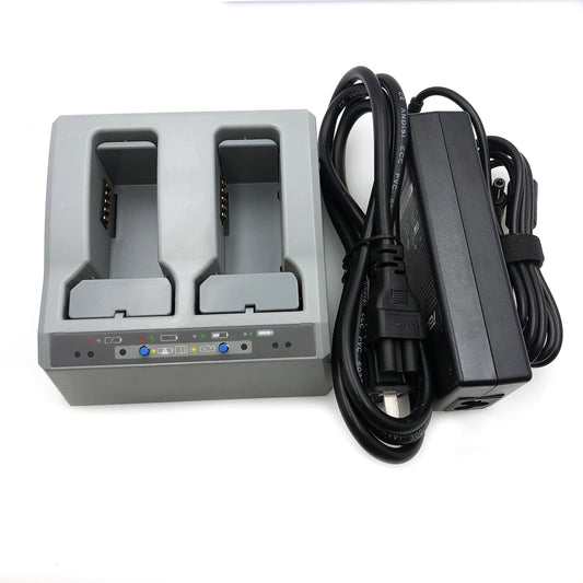 Trimble Geospatial Accessory - Dual Battery Charger with Power Supply and Power Cord (N. America)
