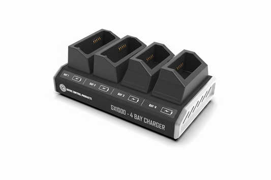 4 Bay Custom Charger - (2) R980, (1) S-Series, (1) MT1000/GNSS