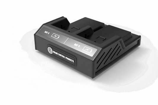 2 Bay Analog Charger - Compatible with Trimble R580, R780, MT100, DiNi