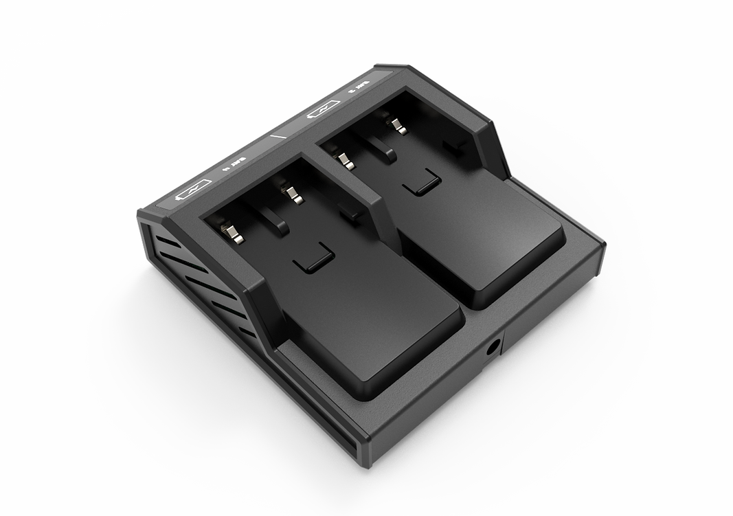 2 Bay Analog Charger - Compatible with Trimble R580, R780, MT100, DiNi