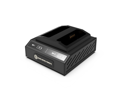 2 Bay Analog Charger - Compatible with Trimble S-Series & X-Series