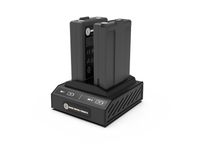 2 Bay Analog Charger - Compatible with Trimble S-Series & X-Series